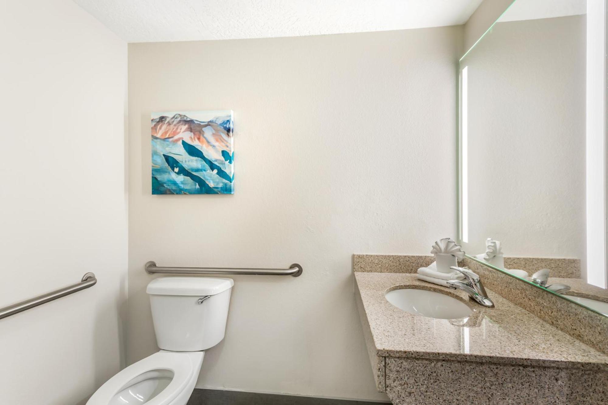 Queen Room Two Queen Beds Bath Tub Disability Access or Non-Smoking